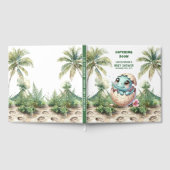 Livre D'or Hatching Bientôt Boy Baby Guest Book Keepsaké (Complet)