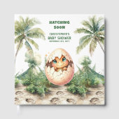 Livre D'or Hatching Bientôt : Cute Dinosaur Guest Book (Recto)