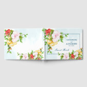 Livre D'or Hibiscus Mariage floral tropical (Complet)