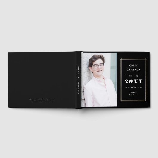 Livre D'or Hip Border Graduation Party Guest Book (Complet)