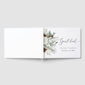Livre D'or Hiver élégant mariage evergeen (Complet)