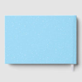 Livre D'or Hiver Ours Bleu Baby shower couleigh (Verso)