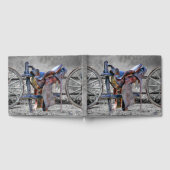 Livre D'or Horse Saddle Corral clôture Western Wagon Wheels (Complet)