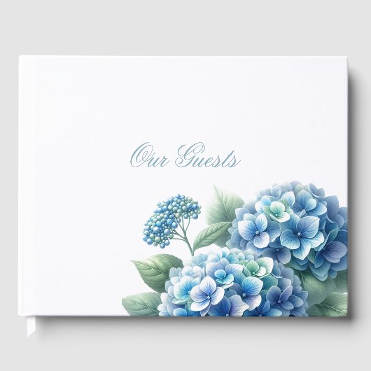 Livre D'or Hydrangea Bleue Charmante (Recto)