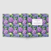 Livre D'or Hydrangea Fleur Romantique Violet (Complet)