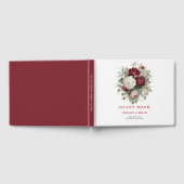 Livre D'or Hydrangeas bleus premium accents dorés douche de m (Complet)