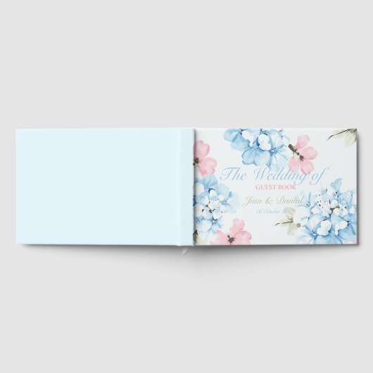 Livre D'or Hydrangeas Fleur Pastel (Complet)