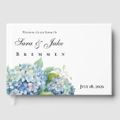 Livre D'or Hydrangeas Wedding (Recto)