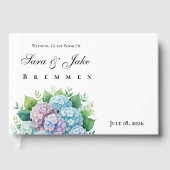 Livre D'or Hydrangeas Wedding (Recto)