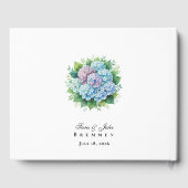 Livre D'or Hydrangeas Wedding (Verso)
