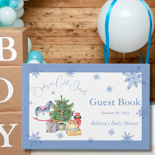 Livre D'or Il fait froid à l'extérieur du Baby shower de Noël