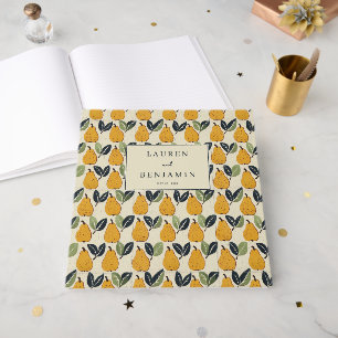 Livre D'or Illustration de poire à la crème joyeuse