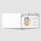 Livre D'or In Love Memory Eucalyptus Script Photo Boo de l'in (Complet)