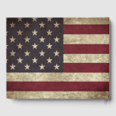 Livre D'or In Loving Memory American Flag Bald Eagle Funeral (Verso)