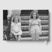 Livre D'or In Loving Memory Elegant Script 4-Photo Guest Book (Verso)