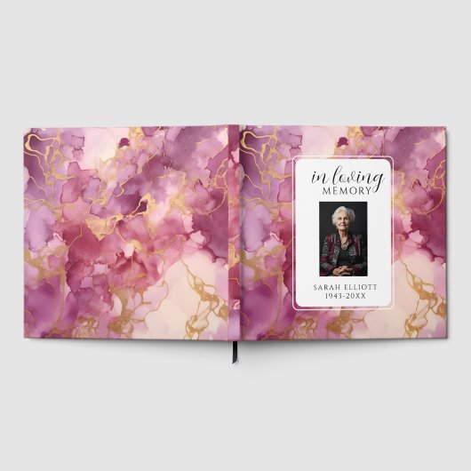 Livre D'or In Loving Memory Foam Board with Photo | Personali (Complet)