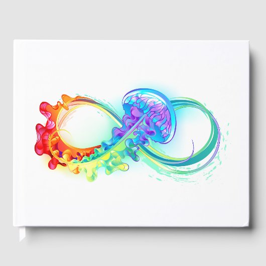 Livre D'or Infinity avec Rainbow Jellyfish (Recto)