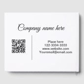 Livre D'or informations sur les invités ajouter adresse locat (Verso)