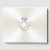 Livre D'or Inséparable personnalisé Élégant Mariage Livres d' (Verso)