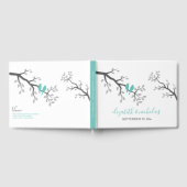 Livre D'or Inséparables de la branche Arbre Silhouette (Complet)