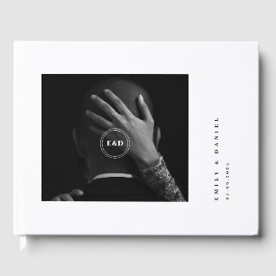 Livre D'or Invitation Élégante et Minimaliste pour Sauvegarde