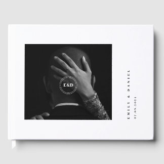 Livre D'or Invitation minimale et élégante de sauvegarde de d