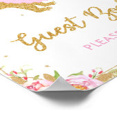 Livre d'or invité fête d'anniversaire dinosaure fl (Coin)