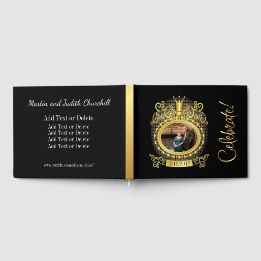 Livre D'or Invité Monogramme, Mémoire (Complet)