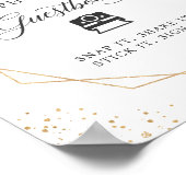 Livre d'or invité photo instantanée Géométrique Eu (Coin)