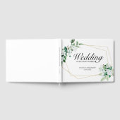 Livre D'or Invités Et Souhaits mariages De Verdure Géométriqu (Complet)