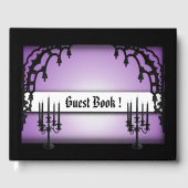 Livre D'or Iron Gates Purple Gothic Guest Book (Recto)
