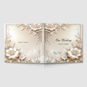 Livre D'or Ivory Flowers Guest Book (Complet)