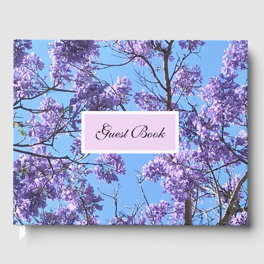 Livre D'or Jacaranda Blossoms (Recto)