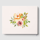 Livre D'or Jardin d'été Floral Mariage (Verso)