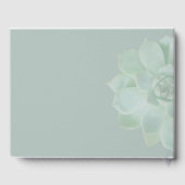 Livre D'or Jardin Mariage Succulent (Verso)