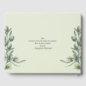 Livre D'or Jardin toscan (Verso)