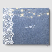 Livre D'or Jean Lace & String Lights (Verso)