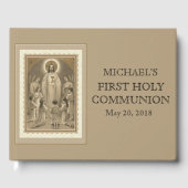 Livre D'or Jésus Premier Saint Anges de communion Traditionne (Recto)