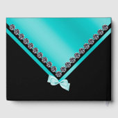 Livre D'or Joli Diamants et Bow Turquoise 60e anniversaire (Verso)