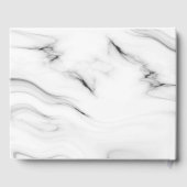 Livre D'or Joli marbre Brown blanc Elégant Noir (Verso)