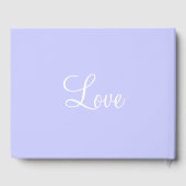 Livre D'or Joli Mariage Periwinkle (Verso)