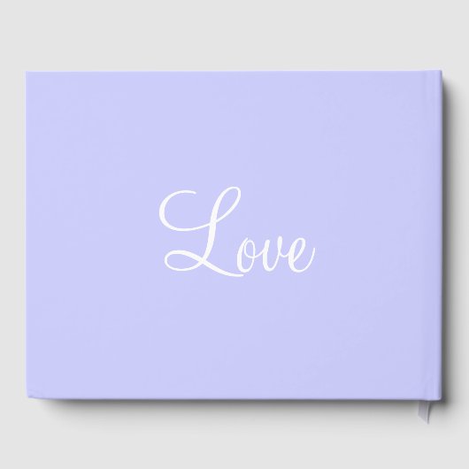 Livre D'or Joli Mariage Periwinkle (Verso)