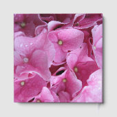 Livre D'or Journal - Fleurs d'Hydrangée rose - (Verso)