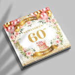 Livre D'or Jovely Boho 60th Birthday Guest Book Gold Détails<br><div class="desc">Célébrez soixante en style avec cet élégant livre d'or, conçu pour capturer des messages et des souvenirs sincères de votre journée spéciale. Doté d'un agencement étonnant de fleurs d'aquarelle dans des tons doux et roux, d'accents de parties scintillant dorée chatoyants et d'une esthétique boho gracieuse, ce livre d'or du 60e...</div>