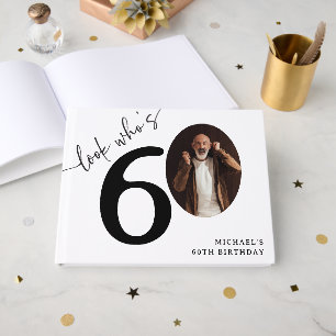 Livre D'or Joyeux 60 ans ! Photo moderne pour les 60 ans
