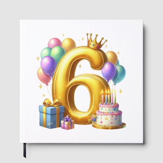 Livre D'or Joyeux 6e Anniversaire (Recto)