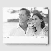 Livre D'or Joyeux à 30 ans Script photo Anniversaire Noir (Verso)