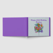 Livre D'or Joyeux Anniversaire Bright Flower Bouquet Papillon (Complet)