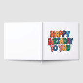 Livre D'or Joyeux anniversaire rétro (Complet)