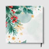 Livre d'or Joyeux Noël aquarelle – Vacances (Verso)